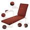 Classic Accessories Ravenna Water-Resistant Patio Chaise Cushion, 80 x 26 x 3 Inch, Spice 62-193-011703-EC - alternate 5